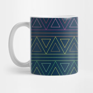 Rainbow Triangles Patterns Mug